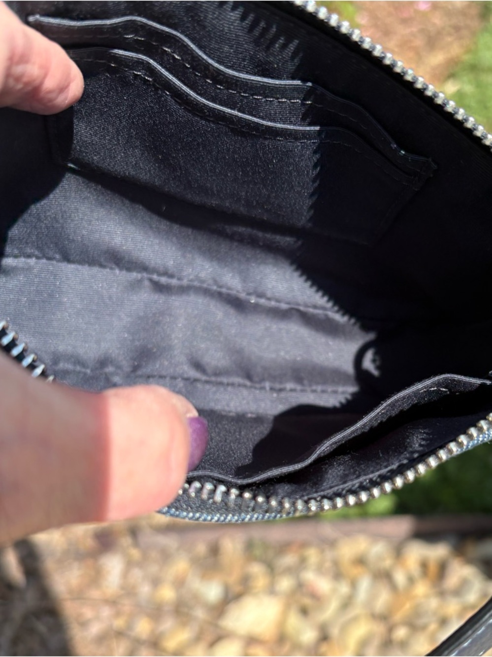 Coach Nolita 19 Denim With Silver Rivets EUC - Picture 9 of 11